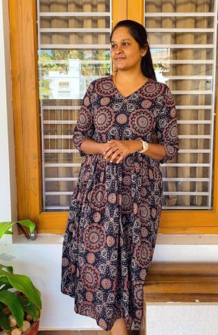 Cotton Frock - Black