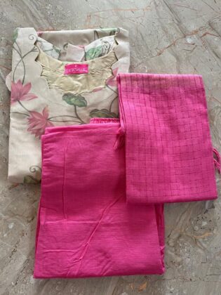 Pure Handloom Cotton - Half White