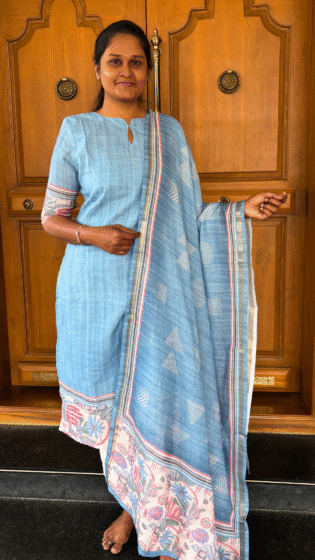 Two Piece Salwar suit Blue